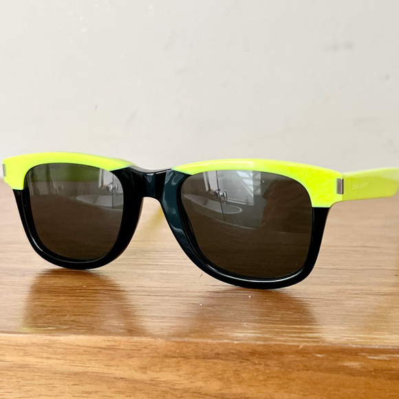 Saint Laurent Green Black Unisex Square Sunglasses SL 51 - Picture 3 of 9